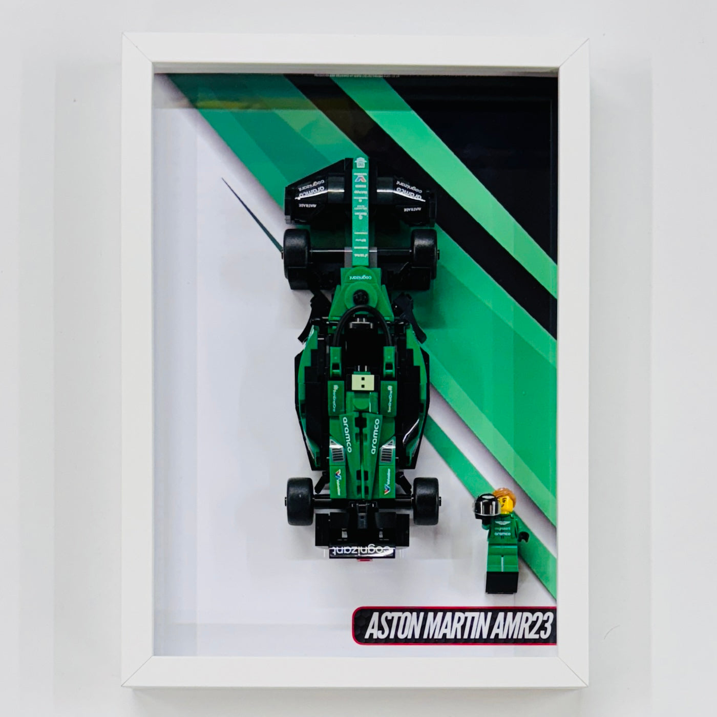 Display Wall Mount Frame for Lego ® Speed Champions Aston Martin AMR23 76925