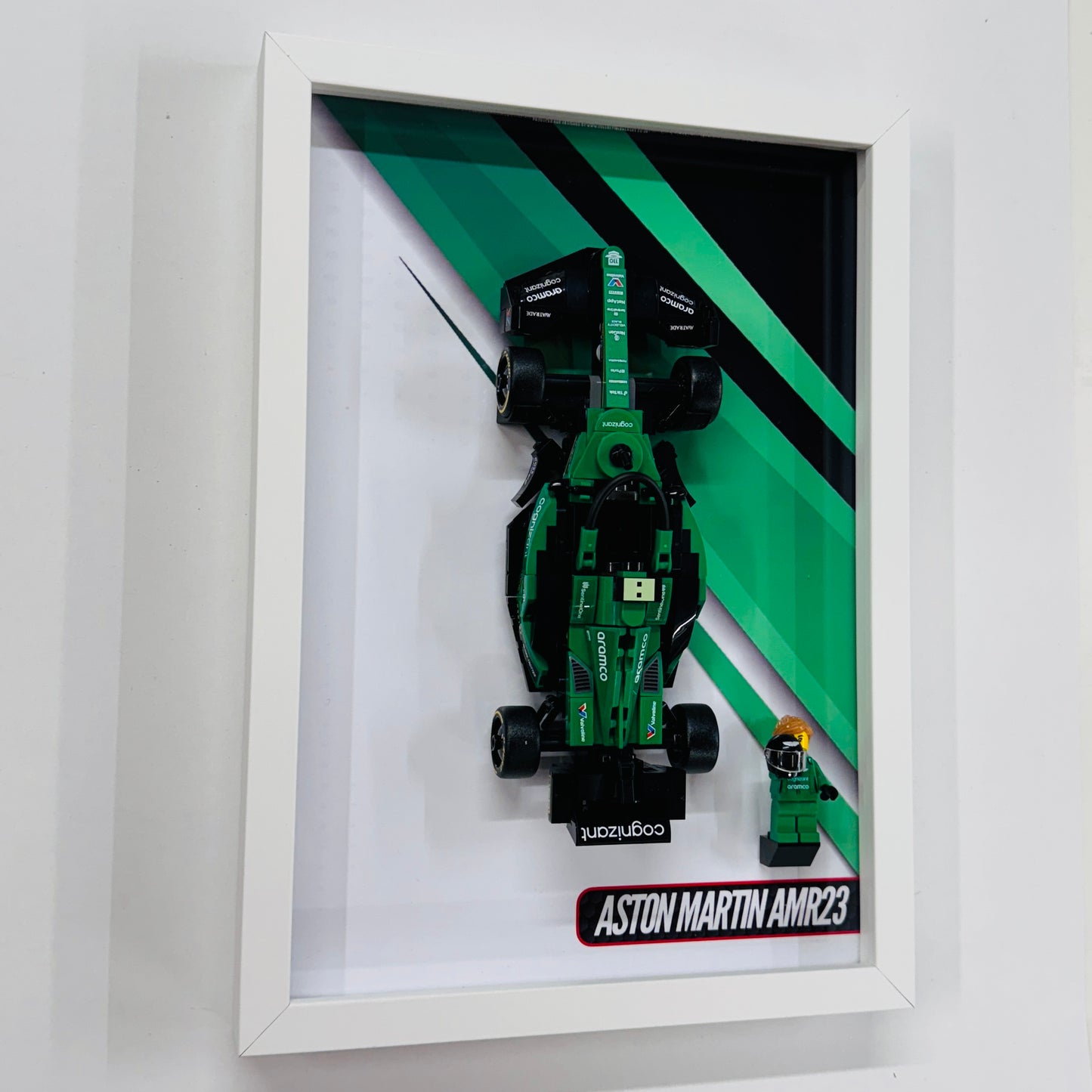 Display Wall Mount Frame for Lego ® Speed Champions Aston Martin AMR23 76925