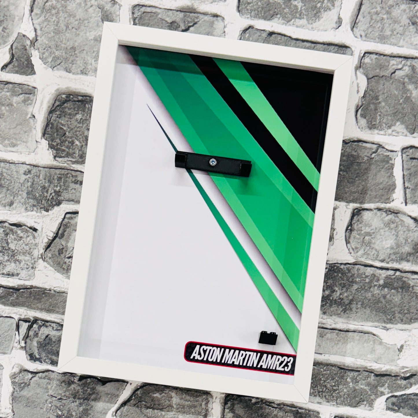 Display Wall Mount Frame for Lego ® Speed Champions Aston Martin AMR23 76925
