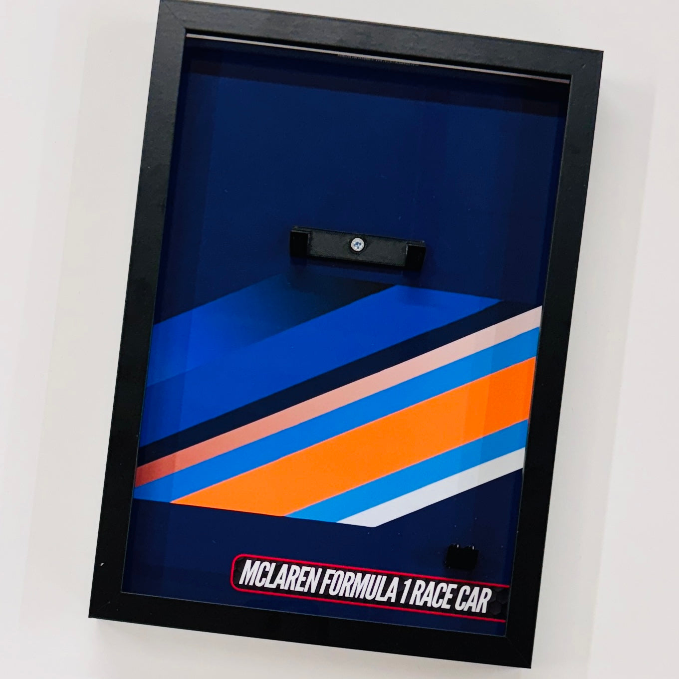 Display Wall Mount Frame for Lego ® Speed Champions McLaren Formula 1 Race Car 2023