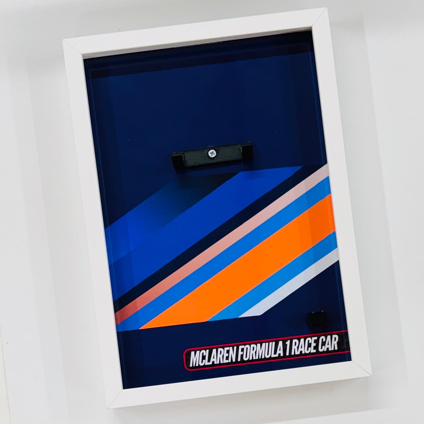Display Wall Mount Frame for Lego ® Speed Champions McLaren Formula 1 Race Car 2023