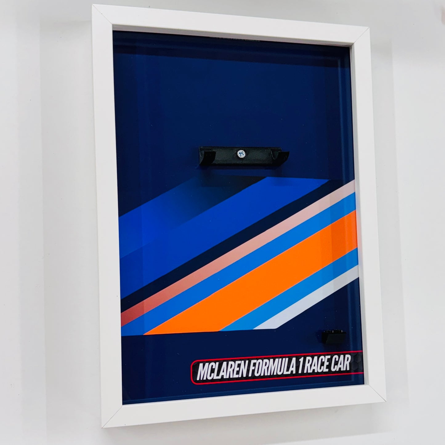 Display Wall Mount Frame for Lego ® Speed Champions McLaren Formula 1 Race Car 2023