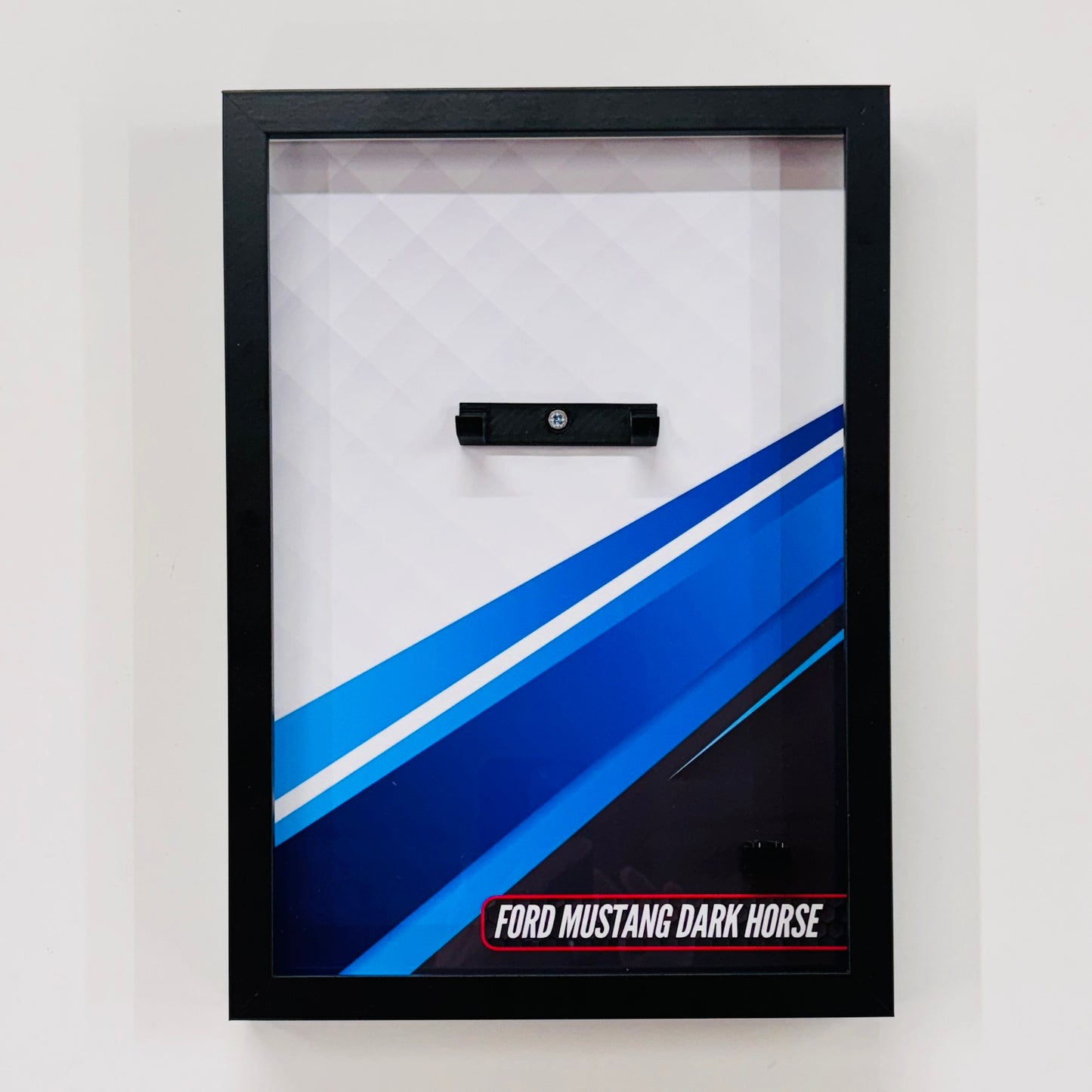 Display Wall Mount Frame for Lego ® Speed Champions Ford Mustang Dark House