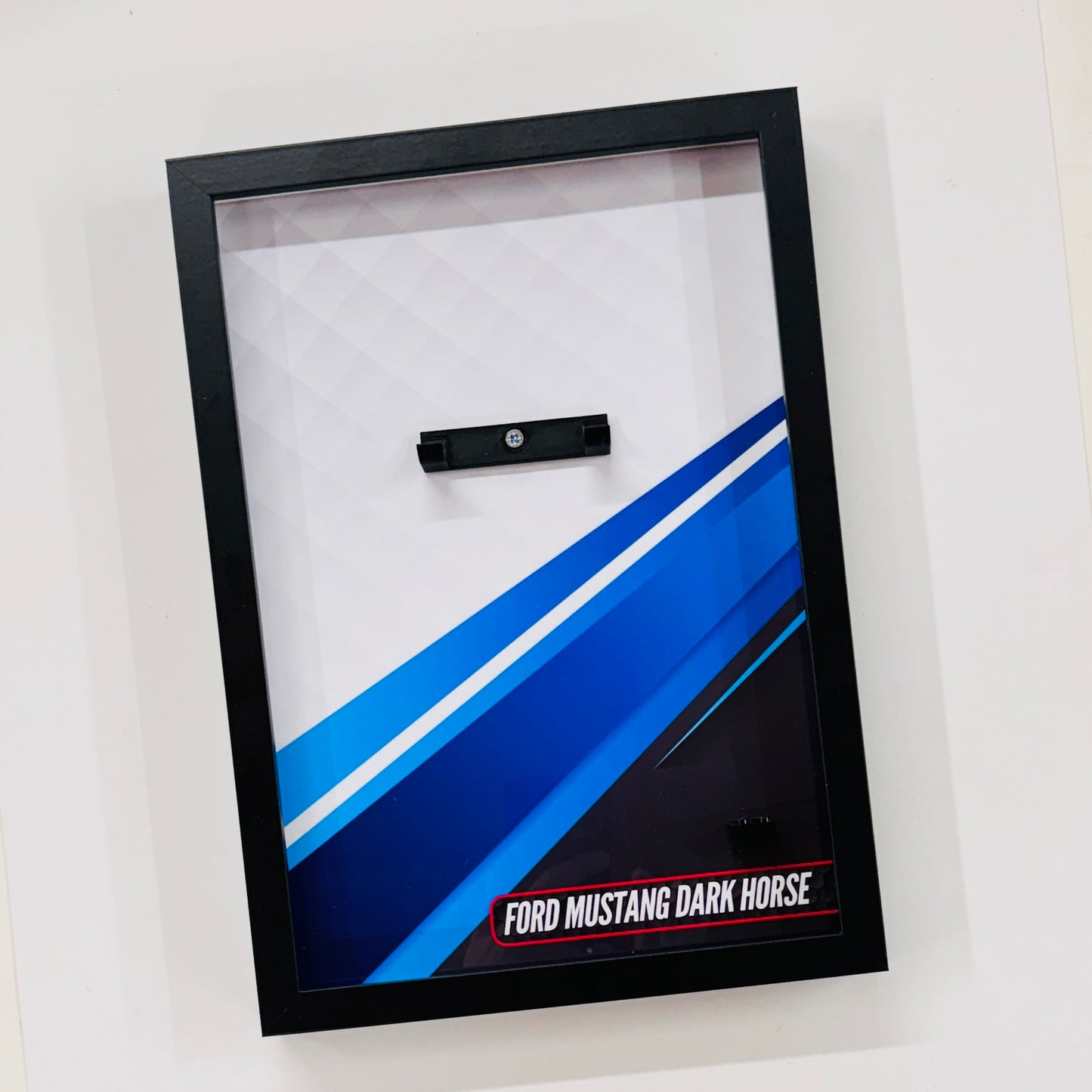 Display Wall Mount Frame for Lego ® Speed Champions Ford Mustang Dark House