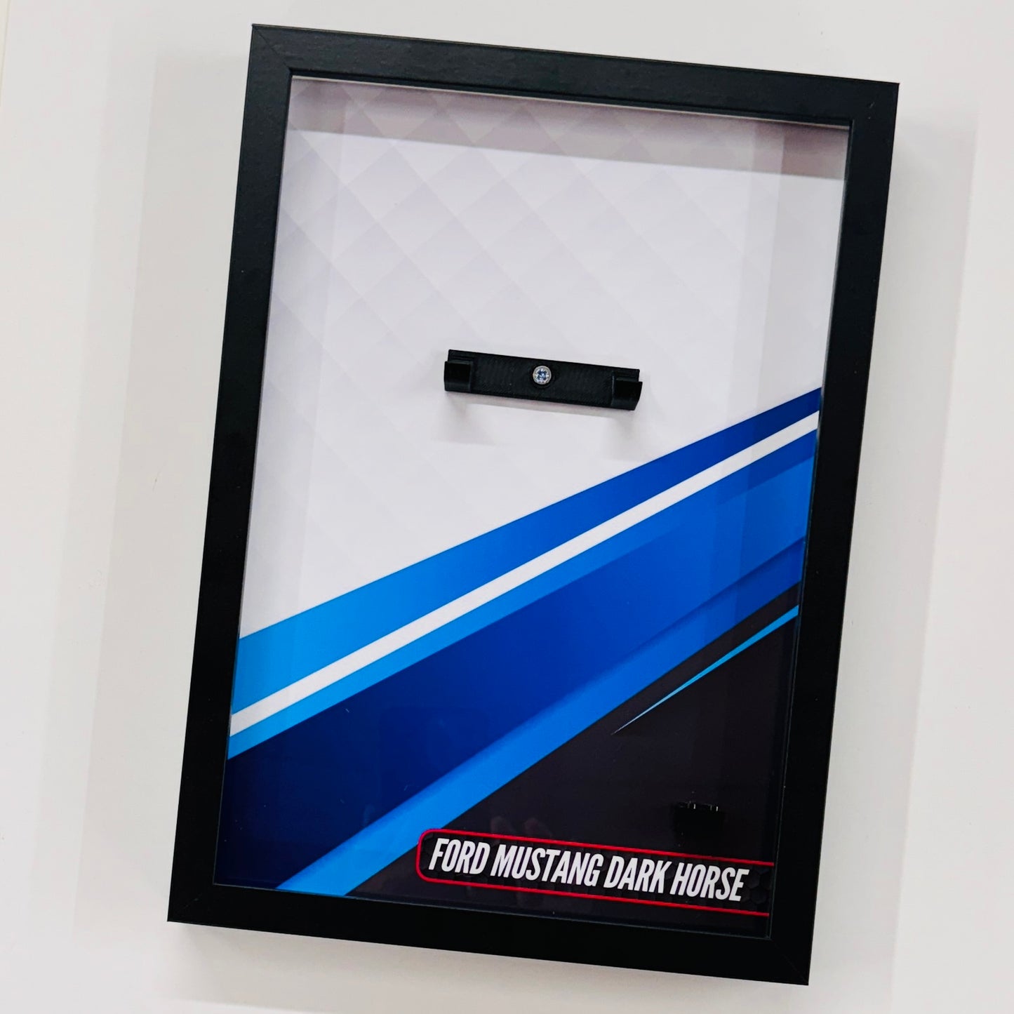 Display Wall Mount Frame for Lego ® Speed Champions Ford Mustang Dark House