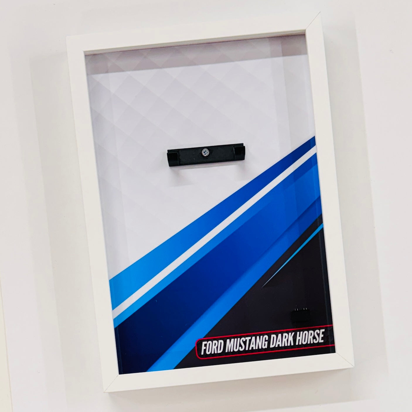 Display Wall Mount Frame for Lego ® Speed Champions Ford Mustang Dark House