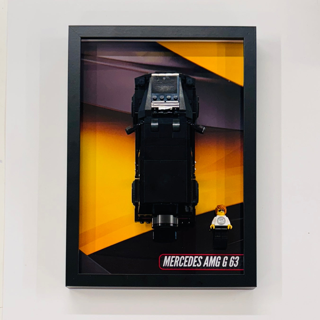 Display Wall Mount Frame for Lego ® Speed Champions Mercedes AMG G63