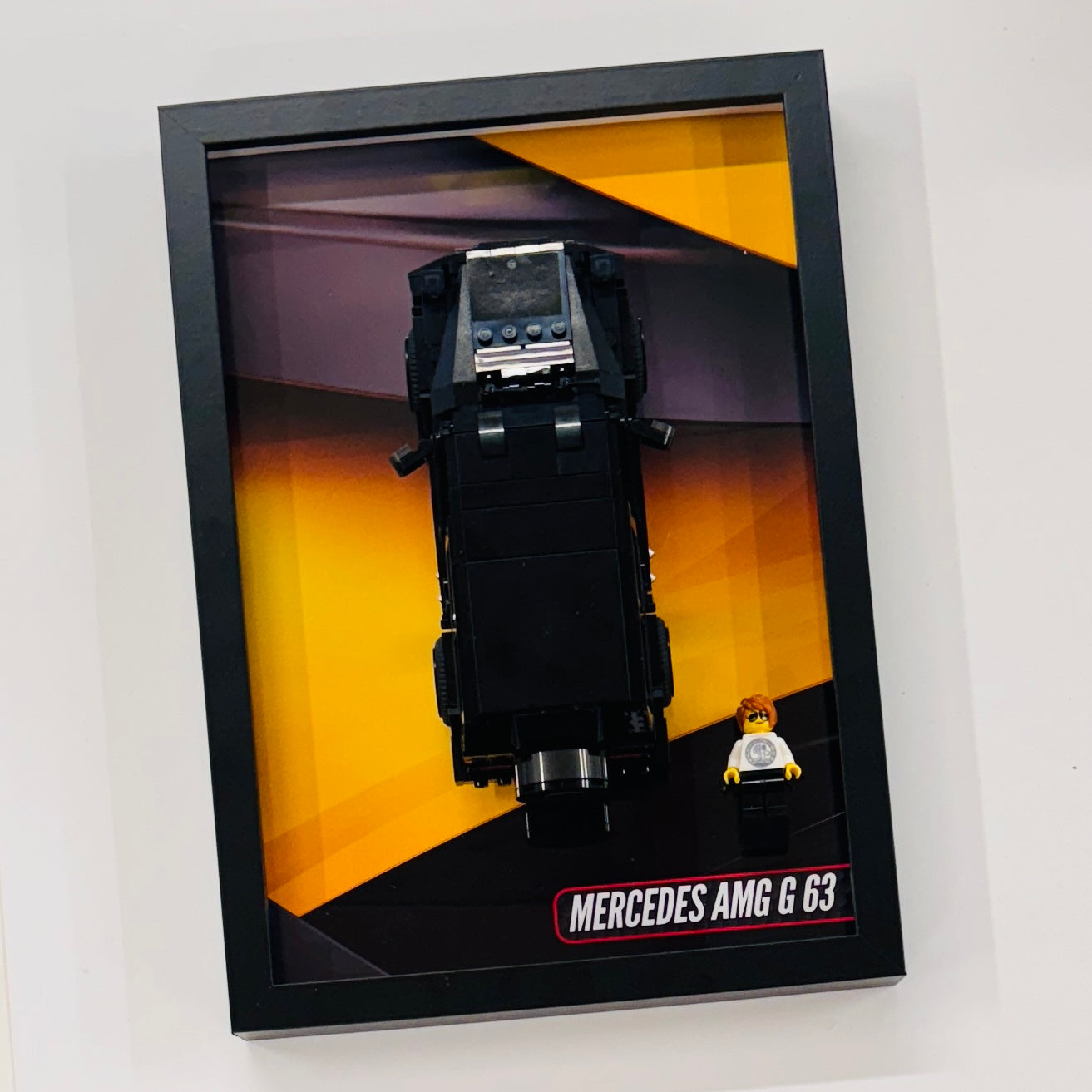Display Wall Mount Frame for Lego ® Speed Champions Mercedes AMG G63