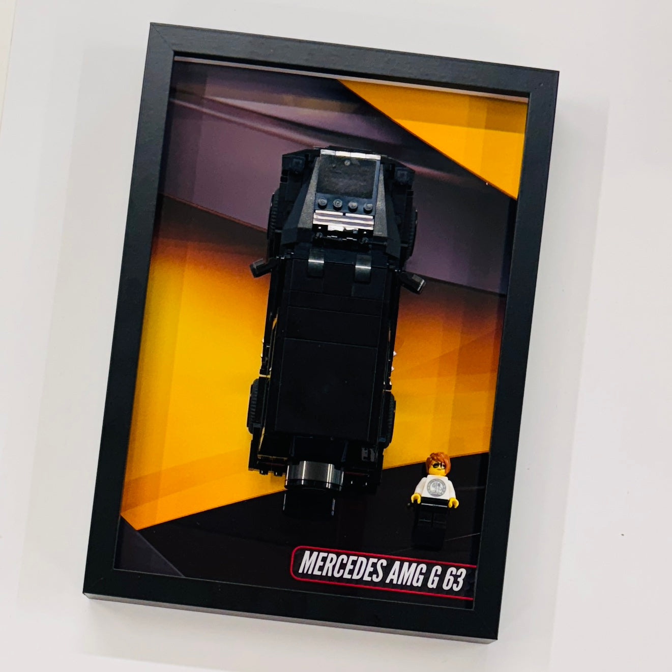 Display Wall Mount Frame for Lego ® Speed Champions Mercedes AMG G63