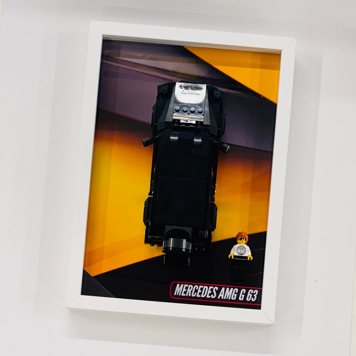 Display Wall Mount Frame for Lego ® Speed Champions Mercedes AMG G63