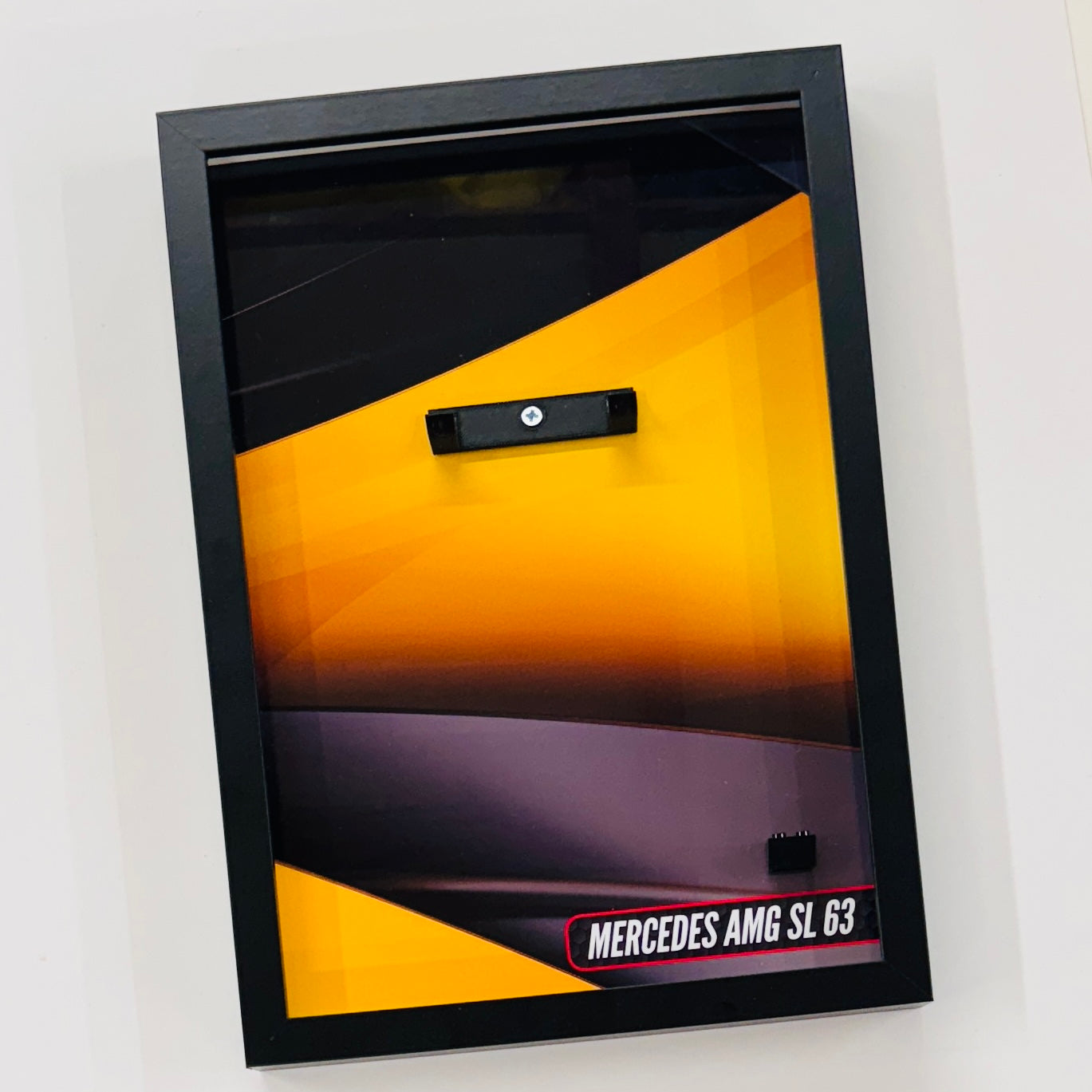 Display Wall Mount Frame for Lego ® Speed Champions Mercedes AMG SL63