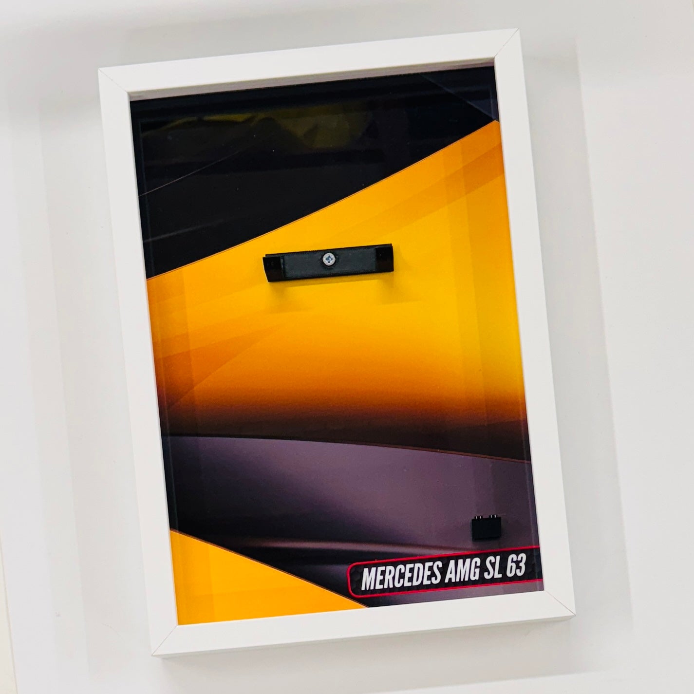 Display Wall Mount Frame for Lego ® Speed Champions Mercedes AMG SL63