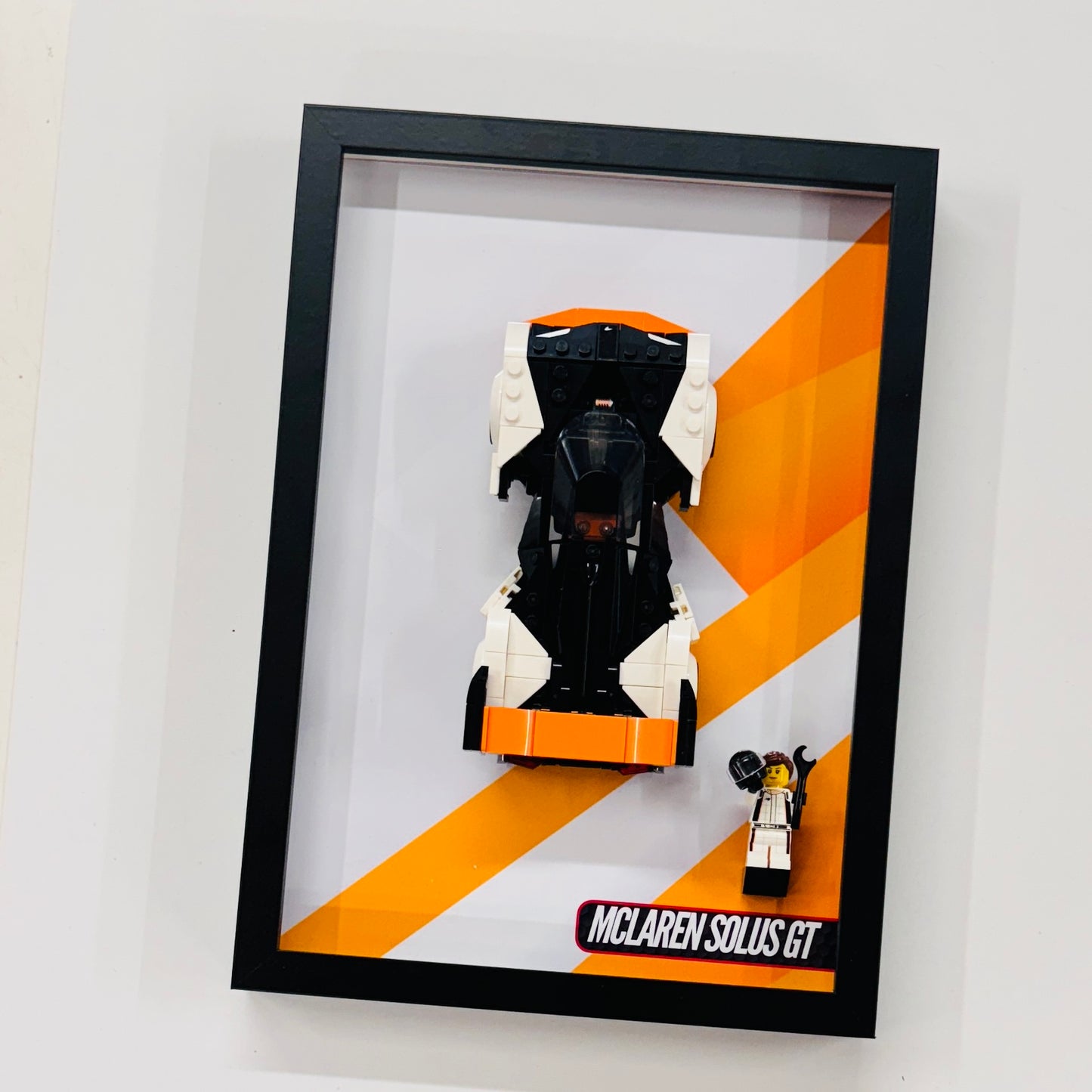 Display Wall Mount Frame for Lego ® Speed Champions McLaren Solus GT