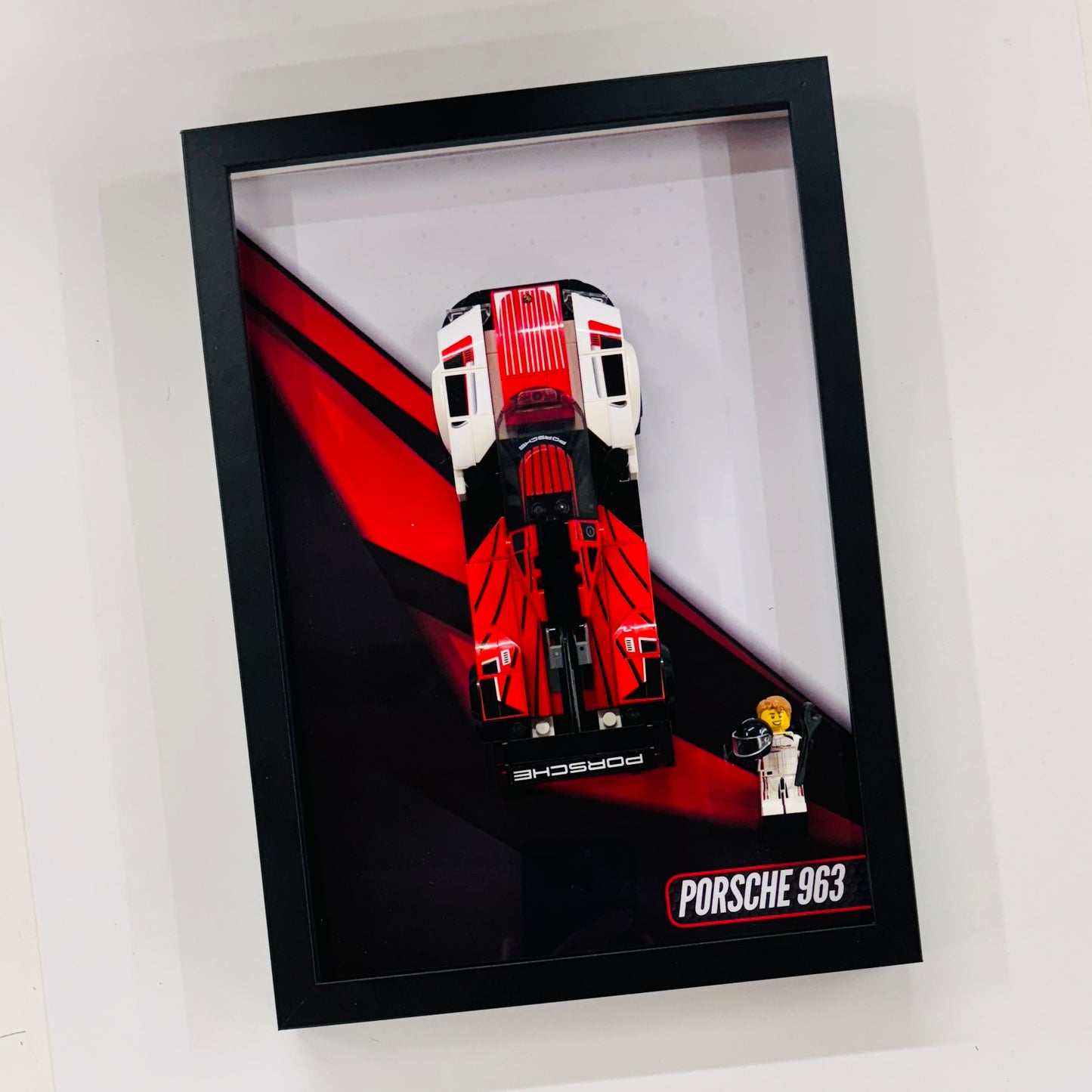 Display Wall Mount Frame for Lego ® Speed Champions Porsche 963