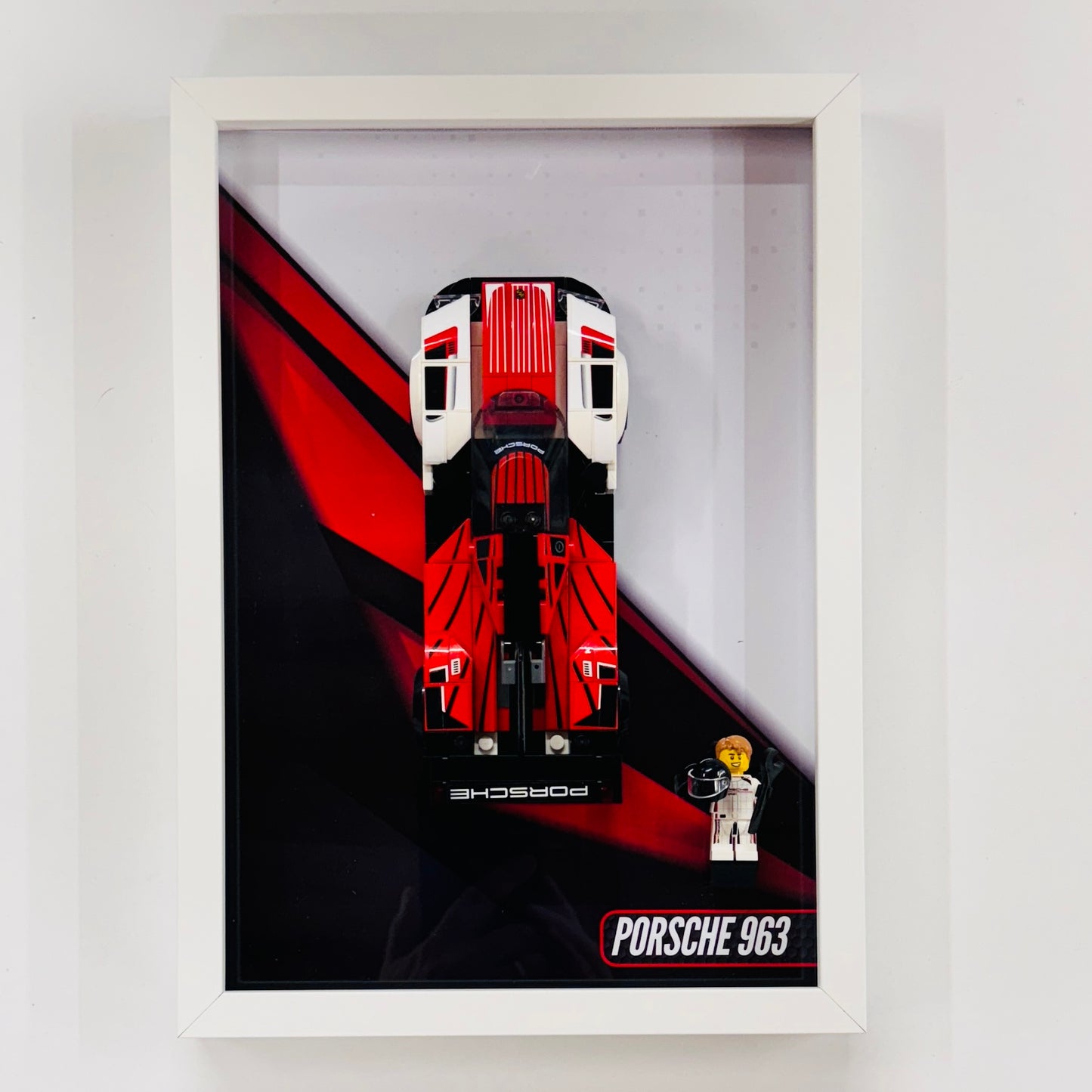 Display Wall Mount Frame for Lego ® Speed Champions Porsche 963