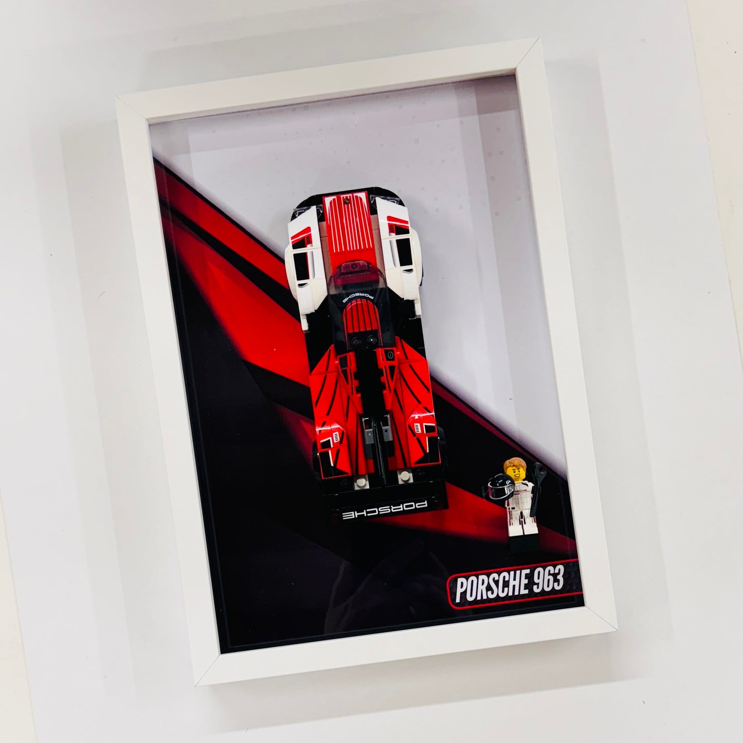 Display Wall Mount Frame for Lego ® Speed Champions Porsche 963