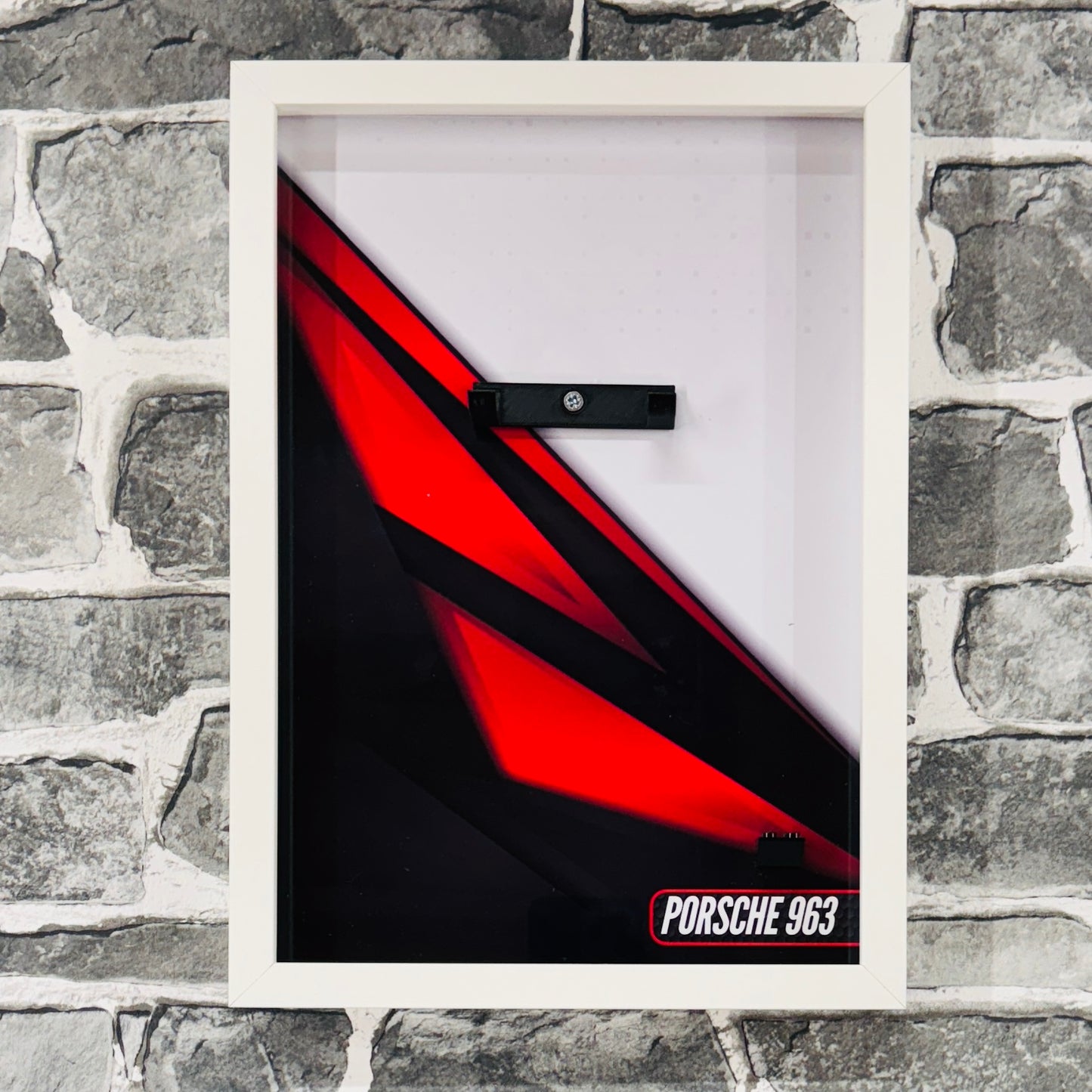 Display Wall Mount Frame for Lego ® Speed Champions Porsche 963