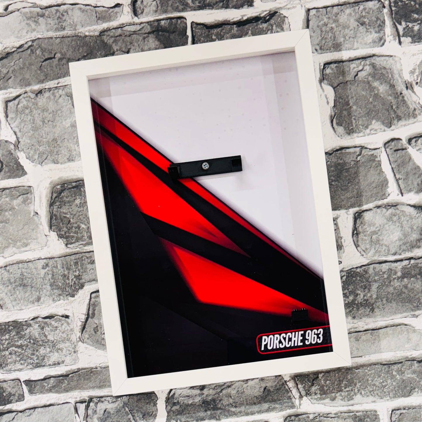 Display Wall Mount Frame for Lego ® Speed Champions Porsche 963
