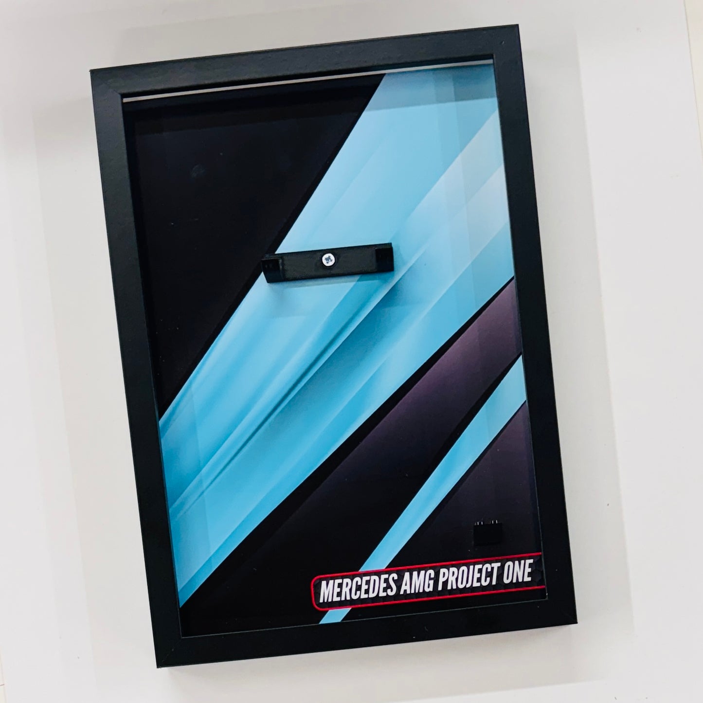 Display Wall Mount Frame for Lego ® Speed Champions Mercedes AMG Project One