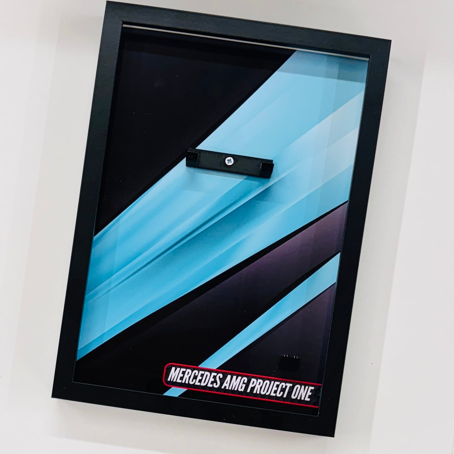 Display Wall Mount Frame for Lego ® Speed Champions Mercedes AMG Project One