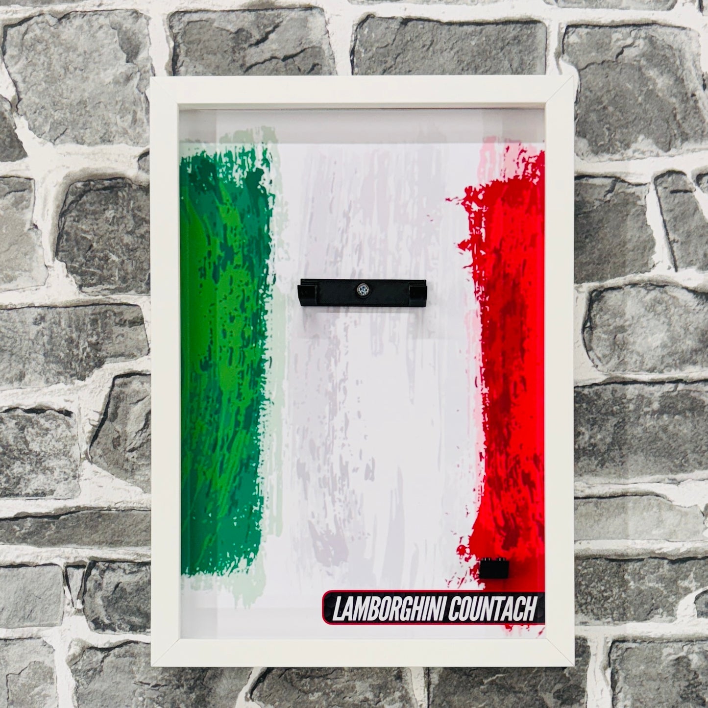 Display Wall Mount Frame for Lego ® Speed Champions Lamborghini Countach