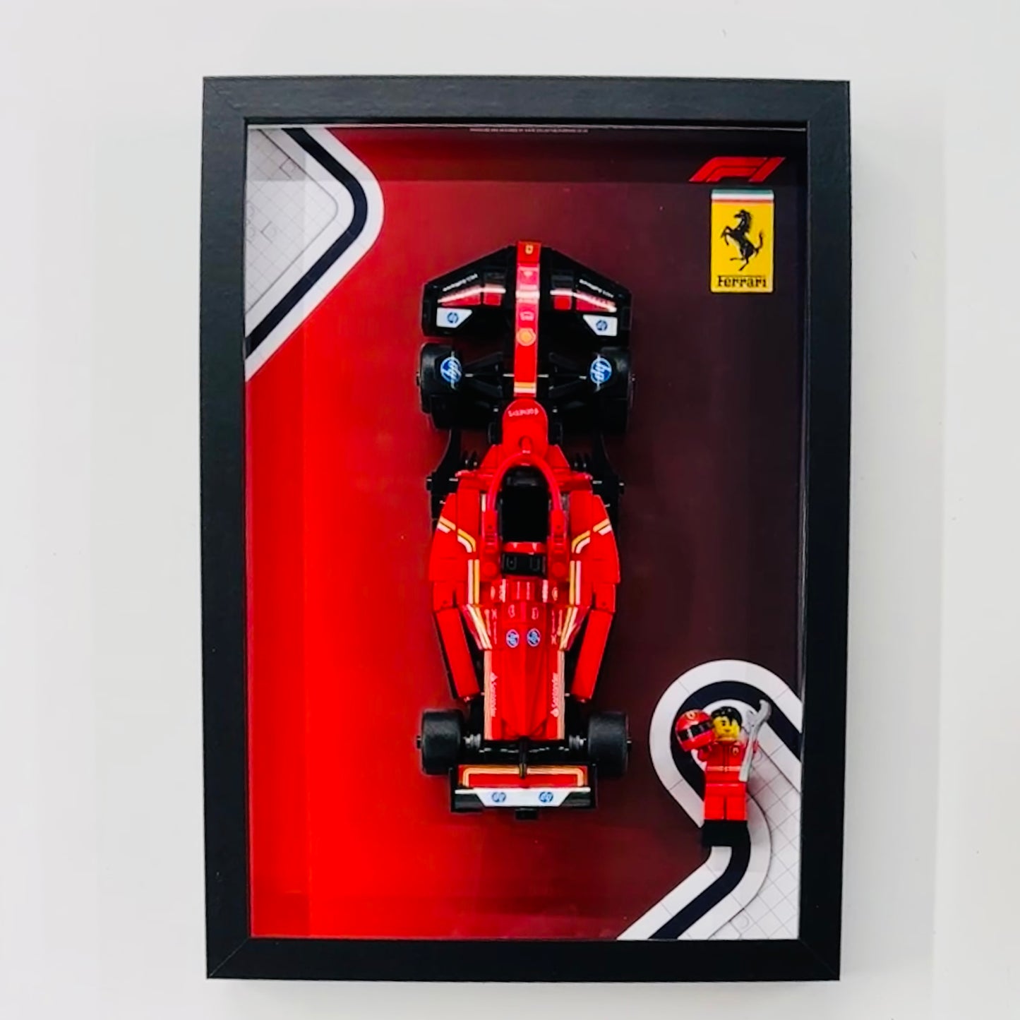 Display Frame for Lego ® Speed Champions Ferrari SF-24 Formula one 1 77242