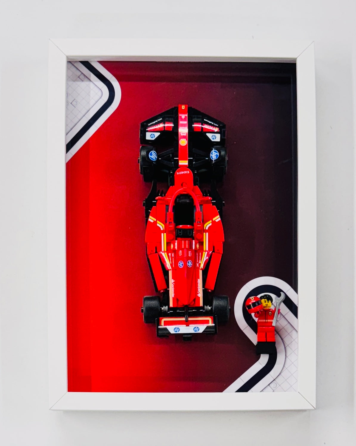 Display Frame for Lego ® Speed Champions Ferrari SF-24 Formula one 1 Wall mount