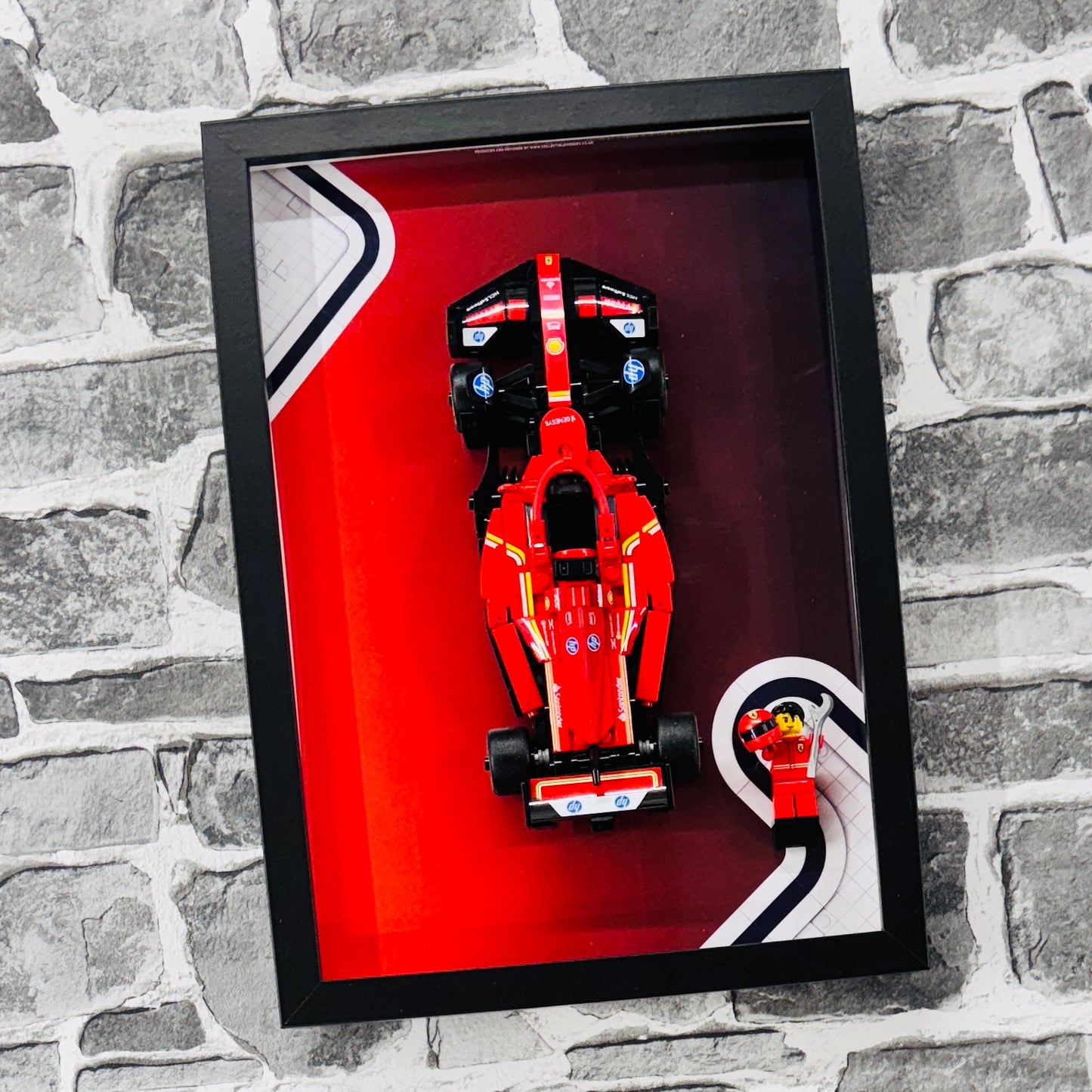 Display Frame for Lego ® Speed Champions Ferrari SF-24 Formula one 1 Wall mount