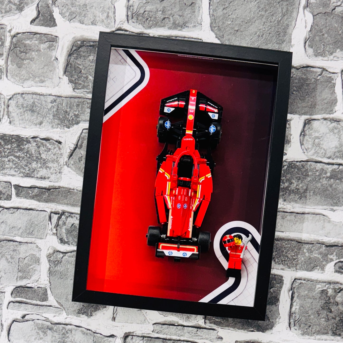Display Frame for Lego ® Speed Champions Ferrari SF-24 Formula one 1 Wall mount
