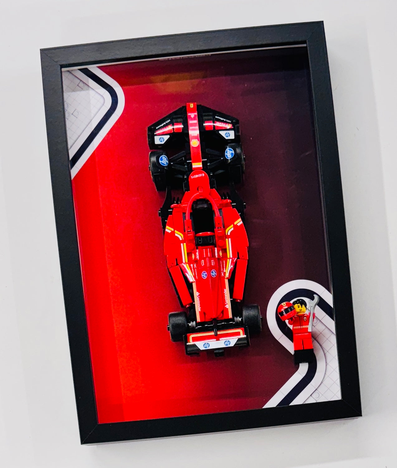 Display Frame for Lego ® Speed Champions Ferrari SF-24 Formula one 1 Wall mount
