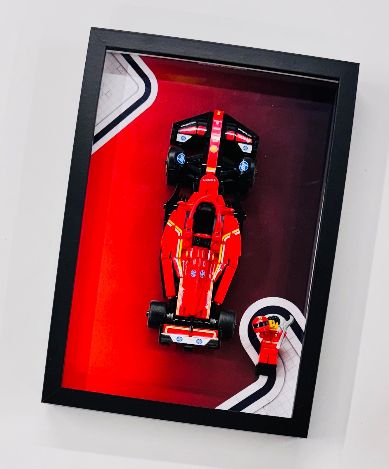 Display Frame for Lego ® Speed Champions Ferrari SF-24 Formula one 1 Wall mount