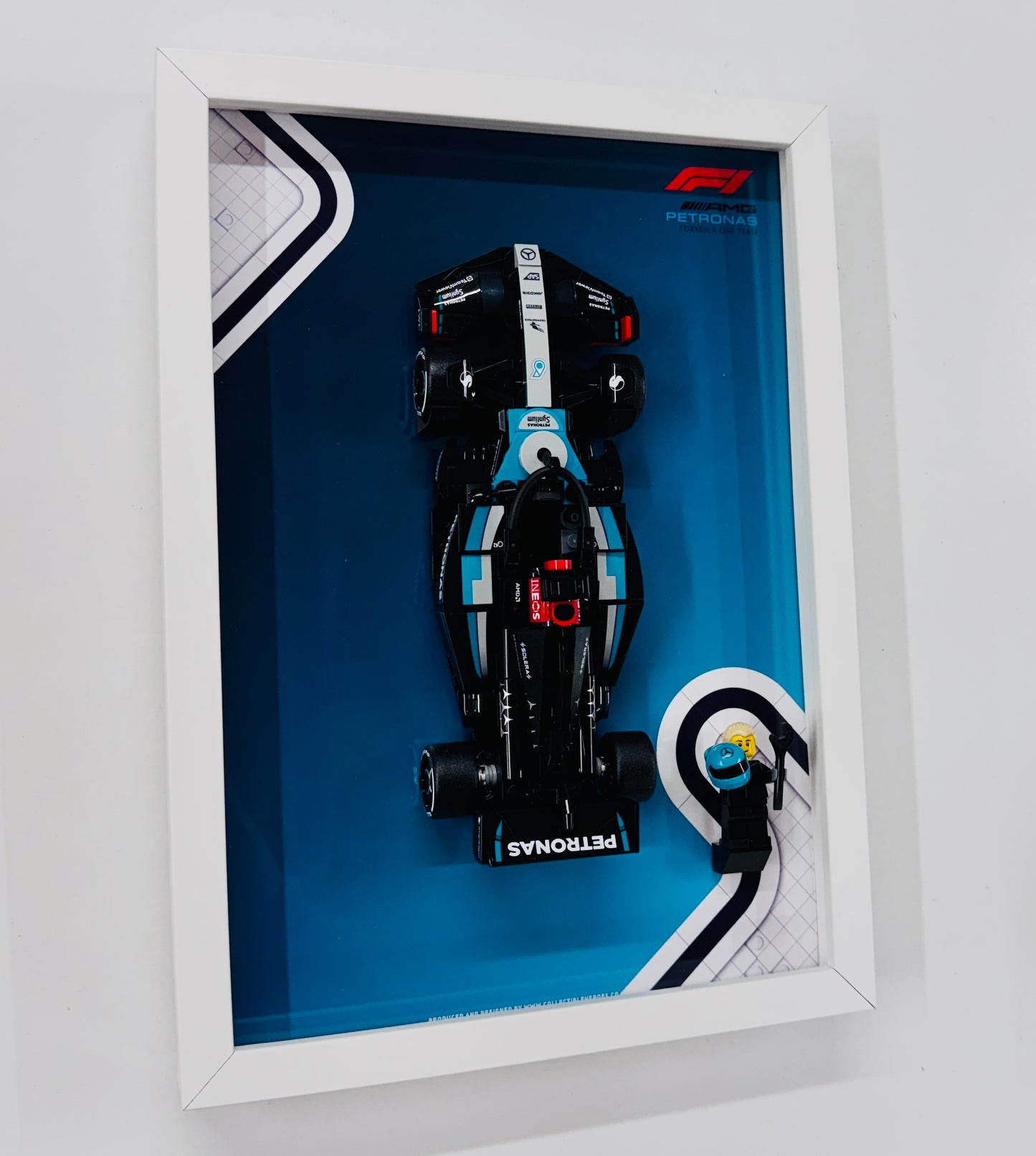 Display Frame for Lego ® Speed Champions Mercedes AMG W15 Formula one 1 77244