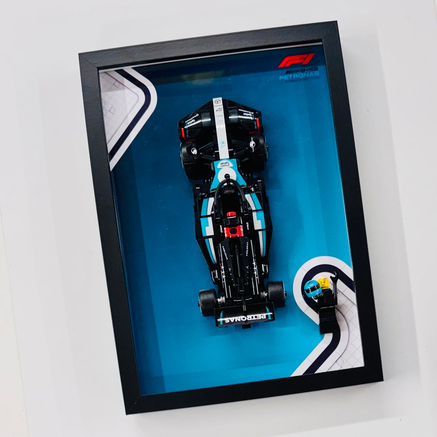 Display Frame for Lego ® Speed Champions Mercedes AMG W15 Formula one 1 77244
