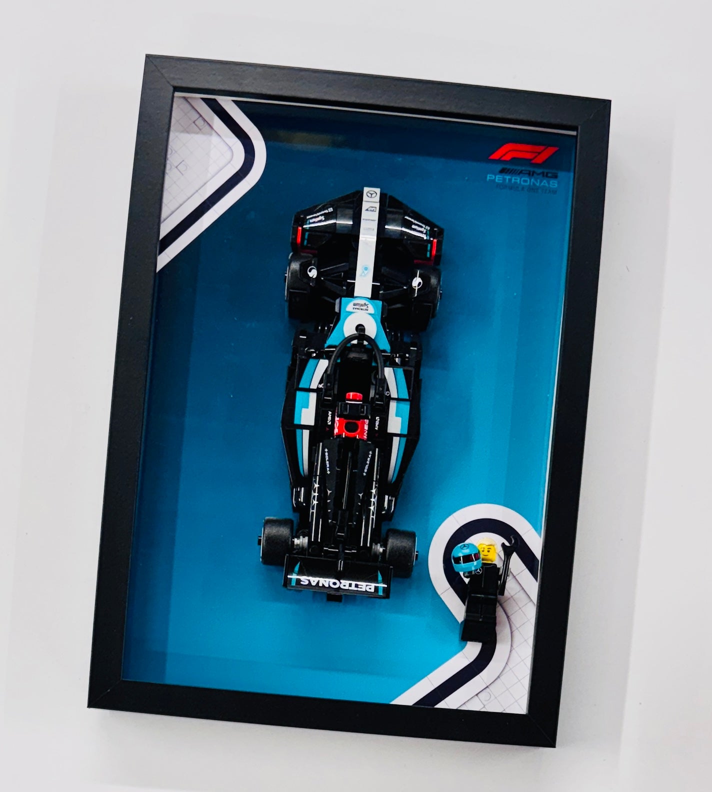 Display Frame for Lego ® Speed Champions Mercedes AMG W15 Formula one 1 77244