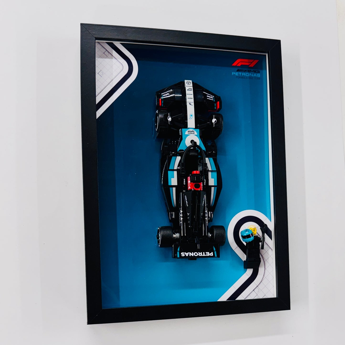 Display Frame for Lego ® Speed Champions Mercedes AMG W15 Formula one 1 77244