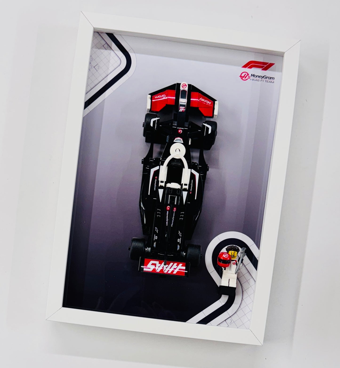 Display Frame for Lego ® Speed Champions Haas F1 Team VF-24 Formula one 1 77250