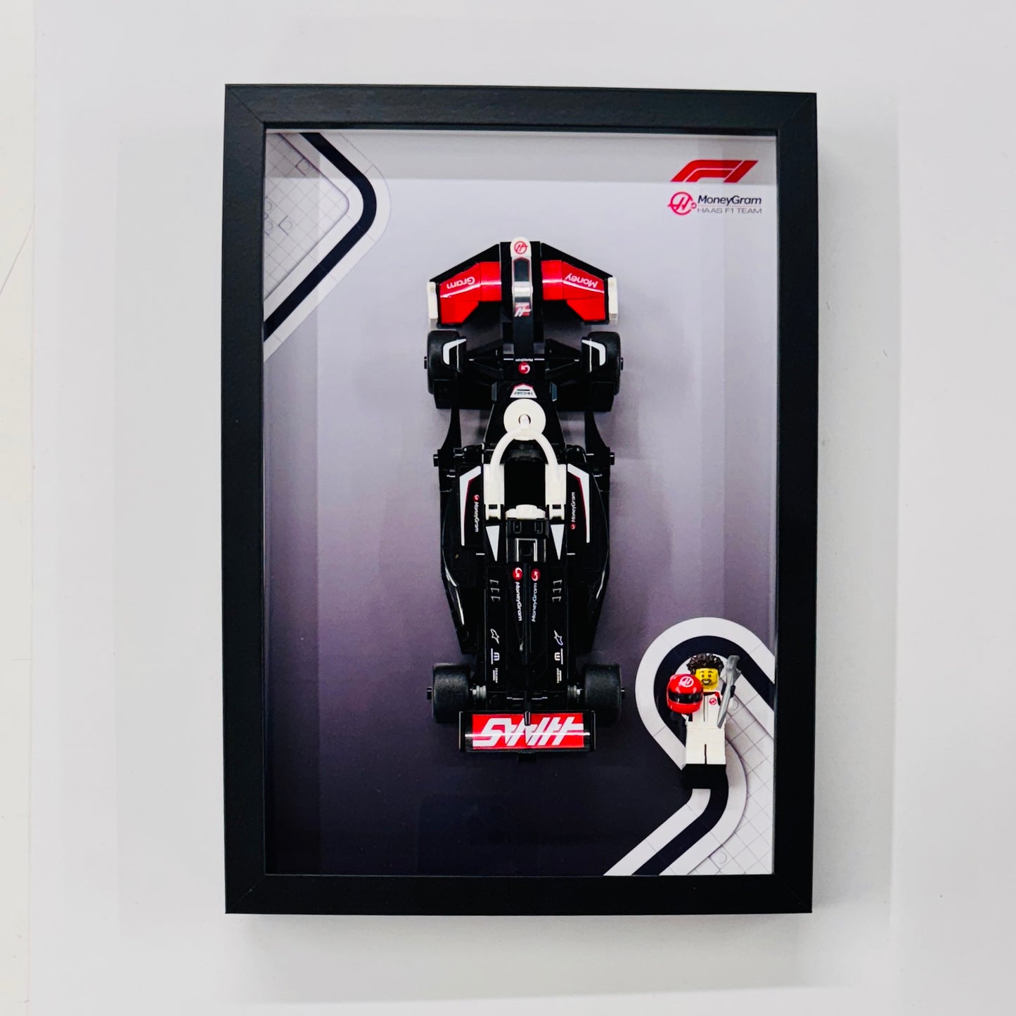 Display Frame for Lego ® Speed Champions Haas F1 Team VF-24 Formula one 1 77250