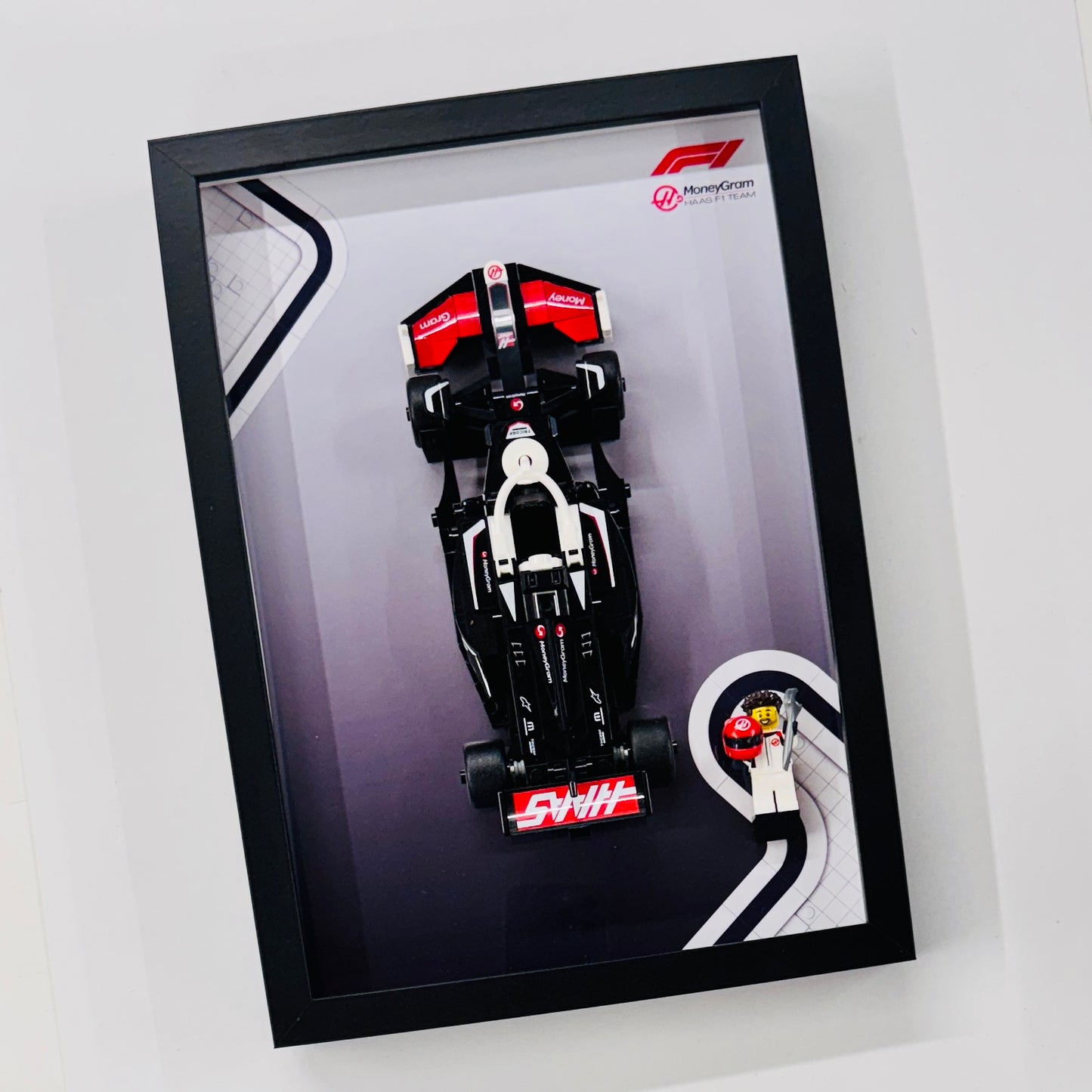 Display Frame for Lego ® Speed Champions Haas F1 Team VF-24 Formula one 1 77250