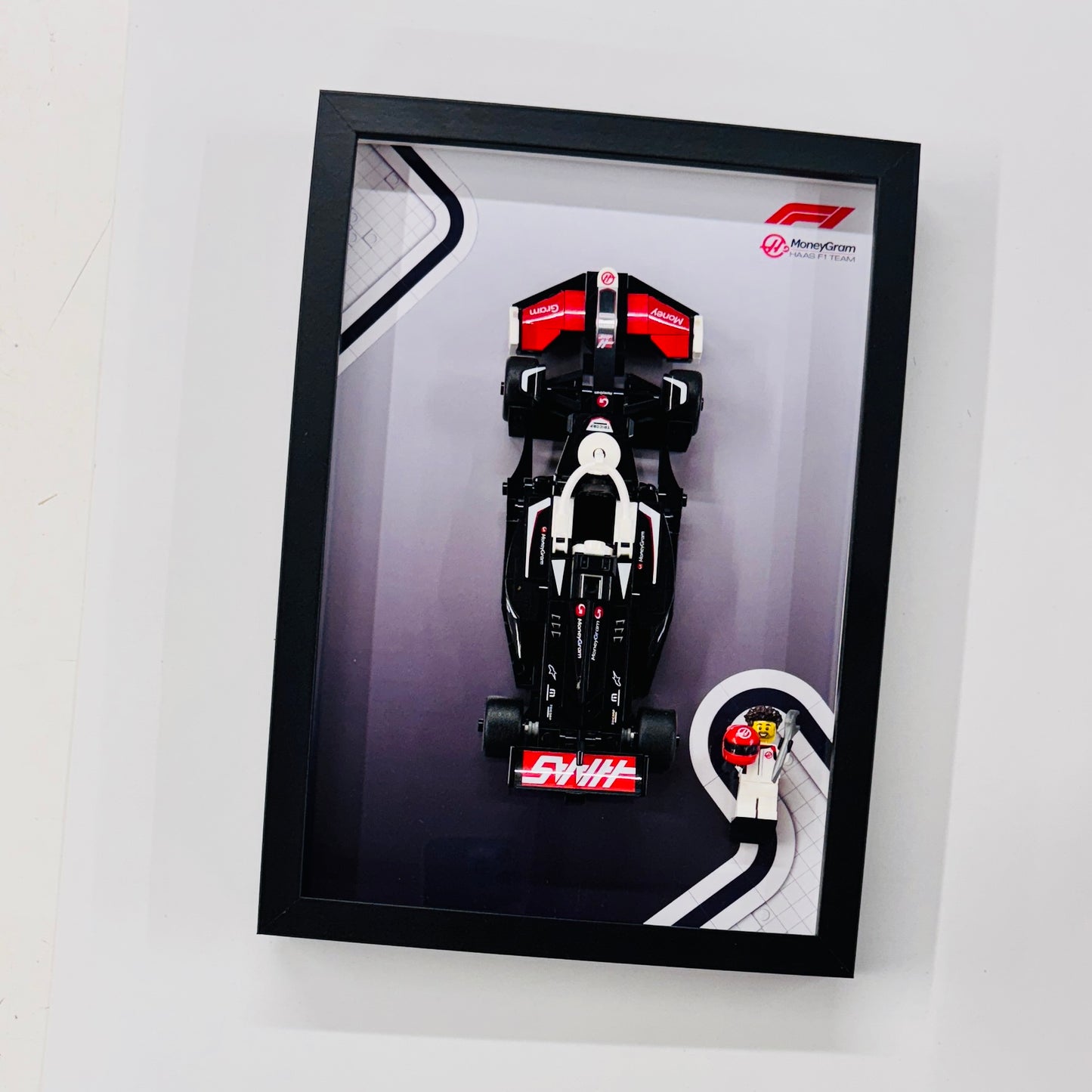 Display Frame for Lego ® Speed Champions Haas F1 Team VF-24 Formula one 1 77250