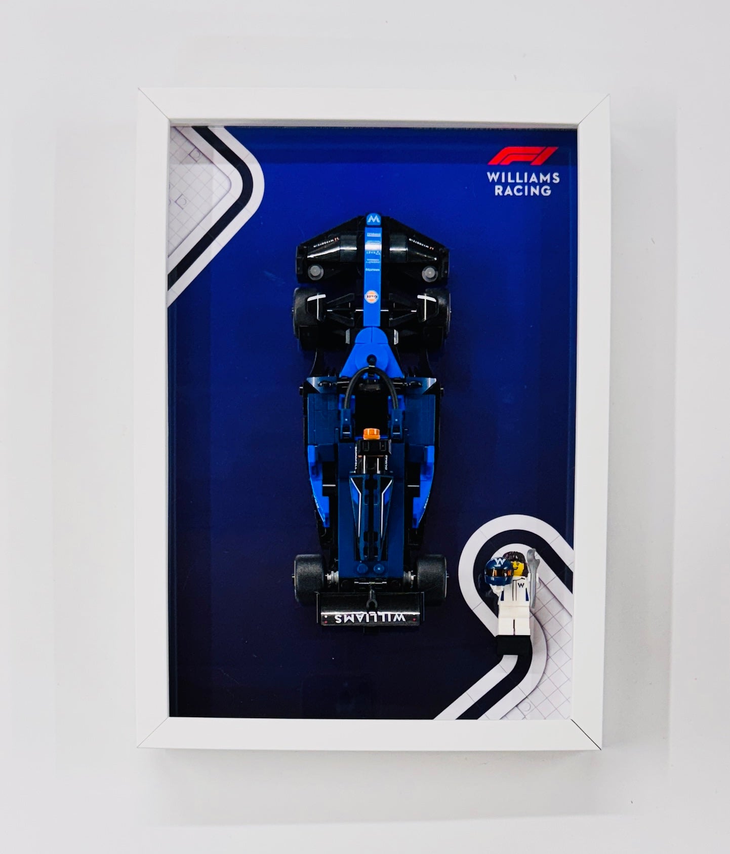 Display Frame for Lego ® Speed Champions Williams Racing FW46 Formula one 1 787249