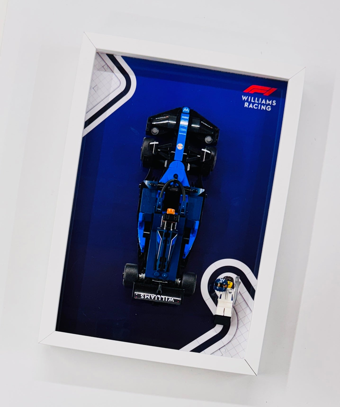 Display Frame for Lego ® Speed Champions Williams Racing FW46 Formula one 1 787249