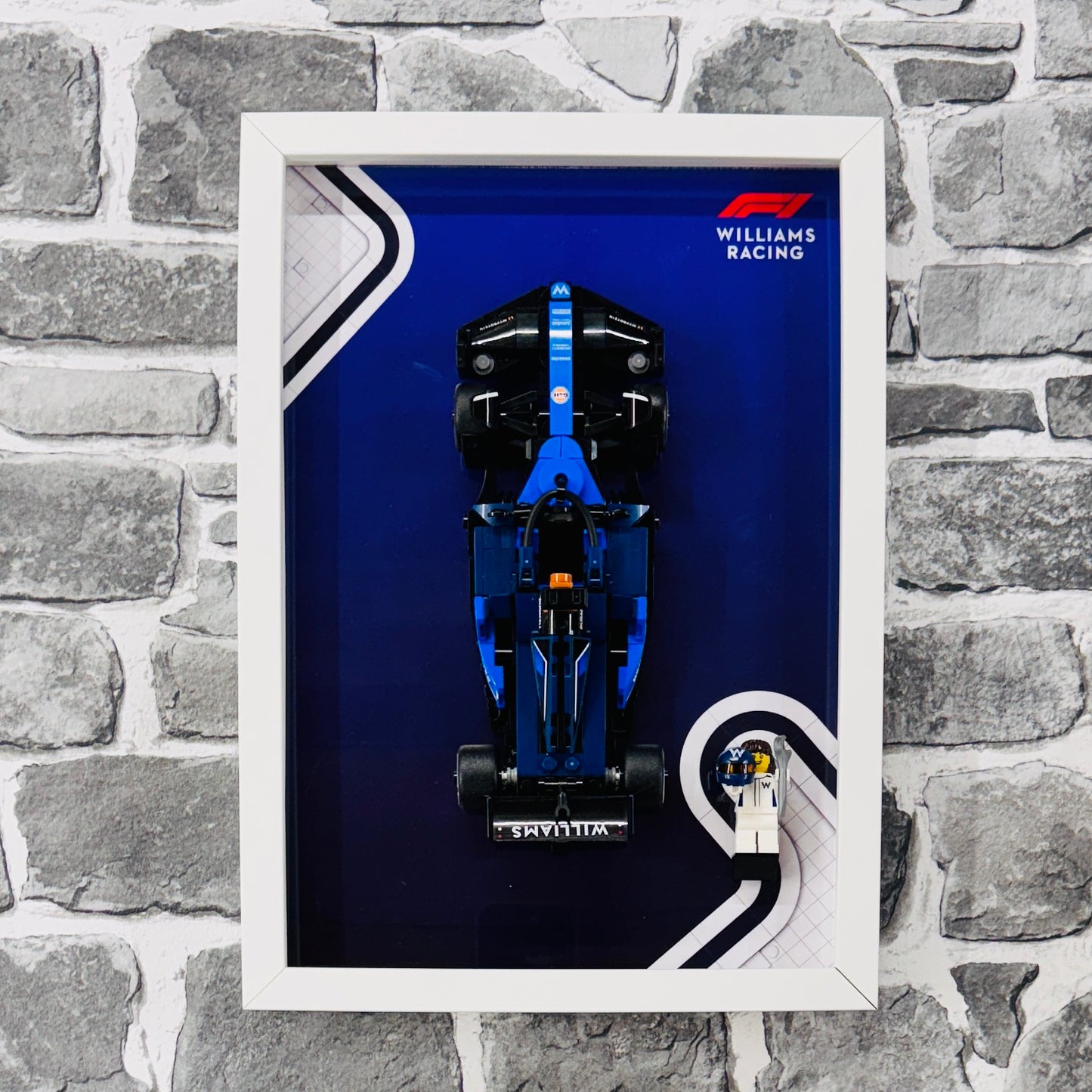 Display Frame for Lego ® Speed Champions Williams Racing FW46 Formula one 1 787249
