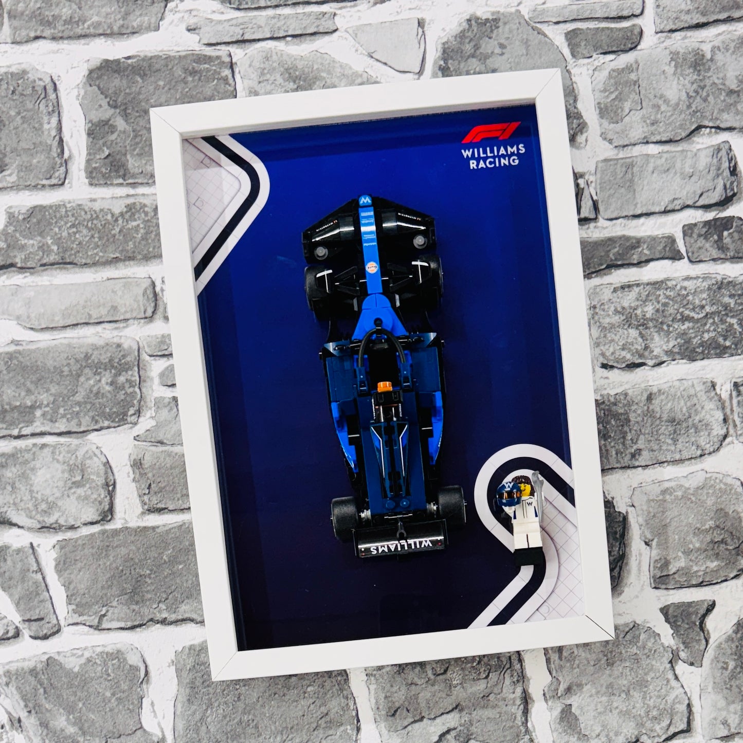 Display Frame for Lego ® Speed Champions Williams Racing FW46 Formula one 1 787249