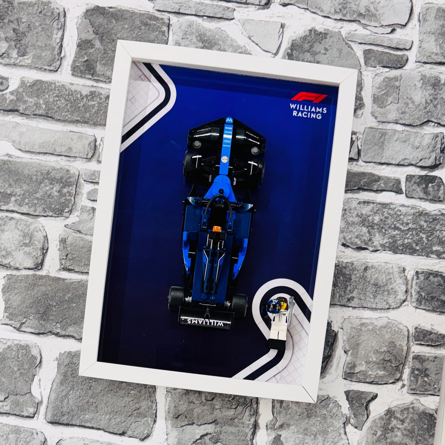 Display Frame for Lego ® Speed Champions Williams Racing FW46 Formula one 1 787249