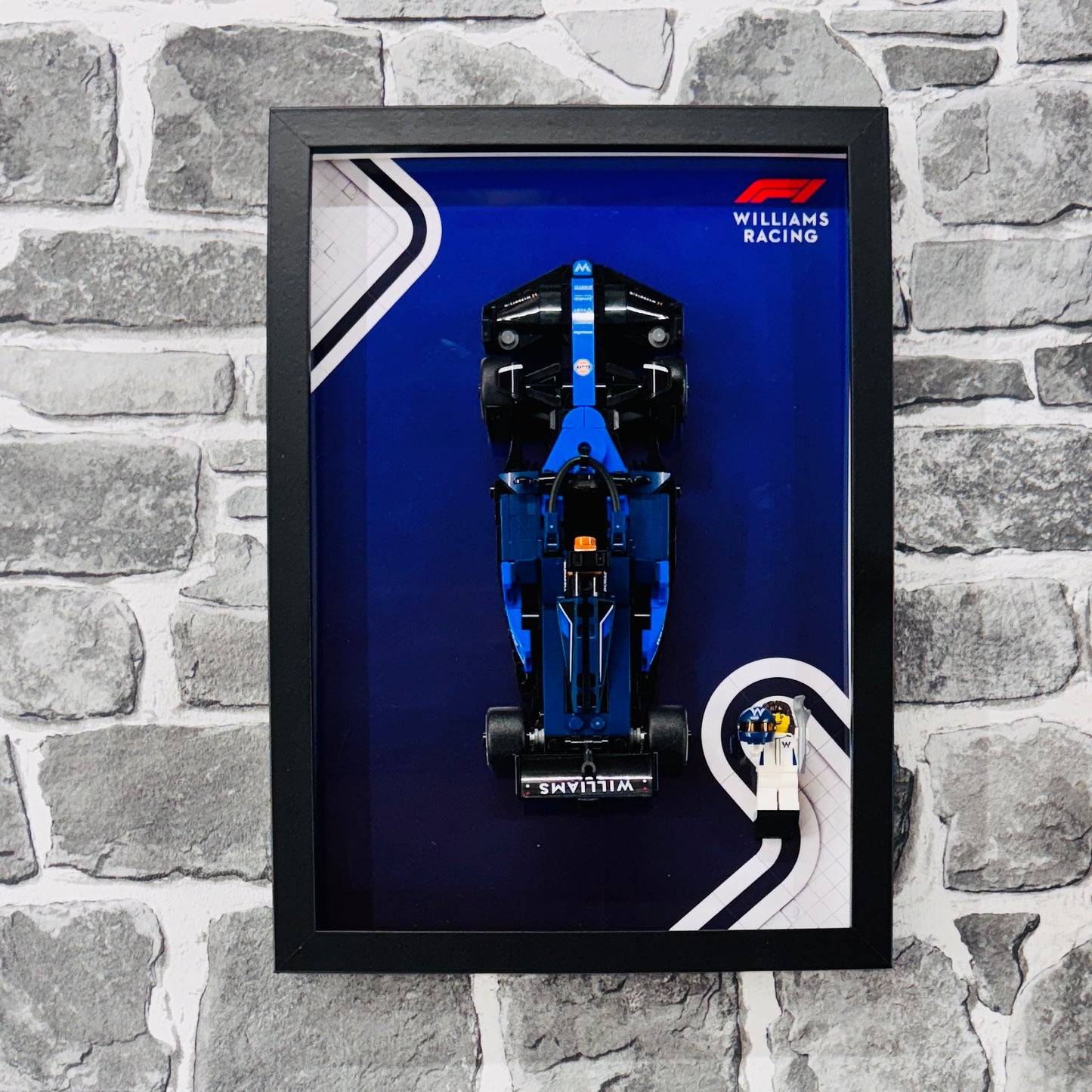 Display Frame for Lego ® Speed Champions Williams Racing FW46 Formula one 1 787249