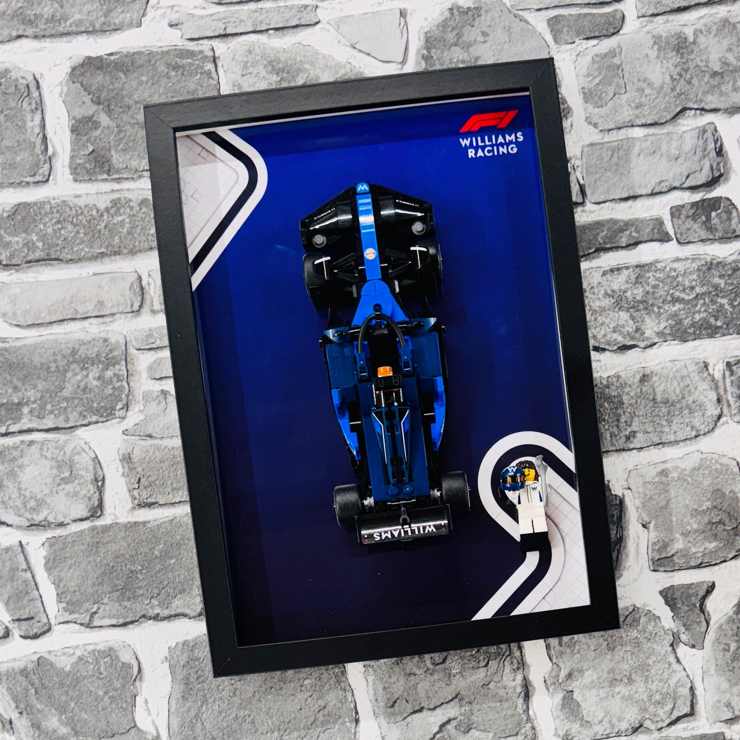 Display Frame for Lego ® Speed Champions Williams Racing FW46 Formula one 1 787249