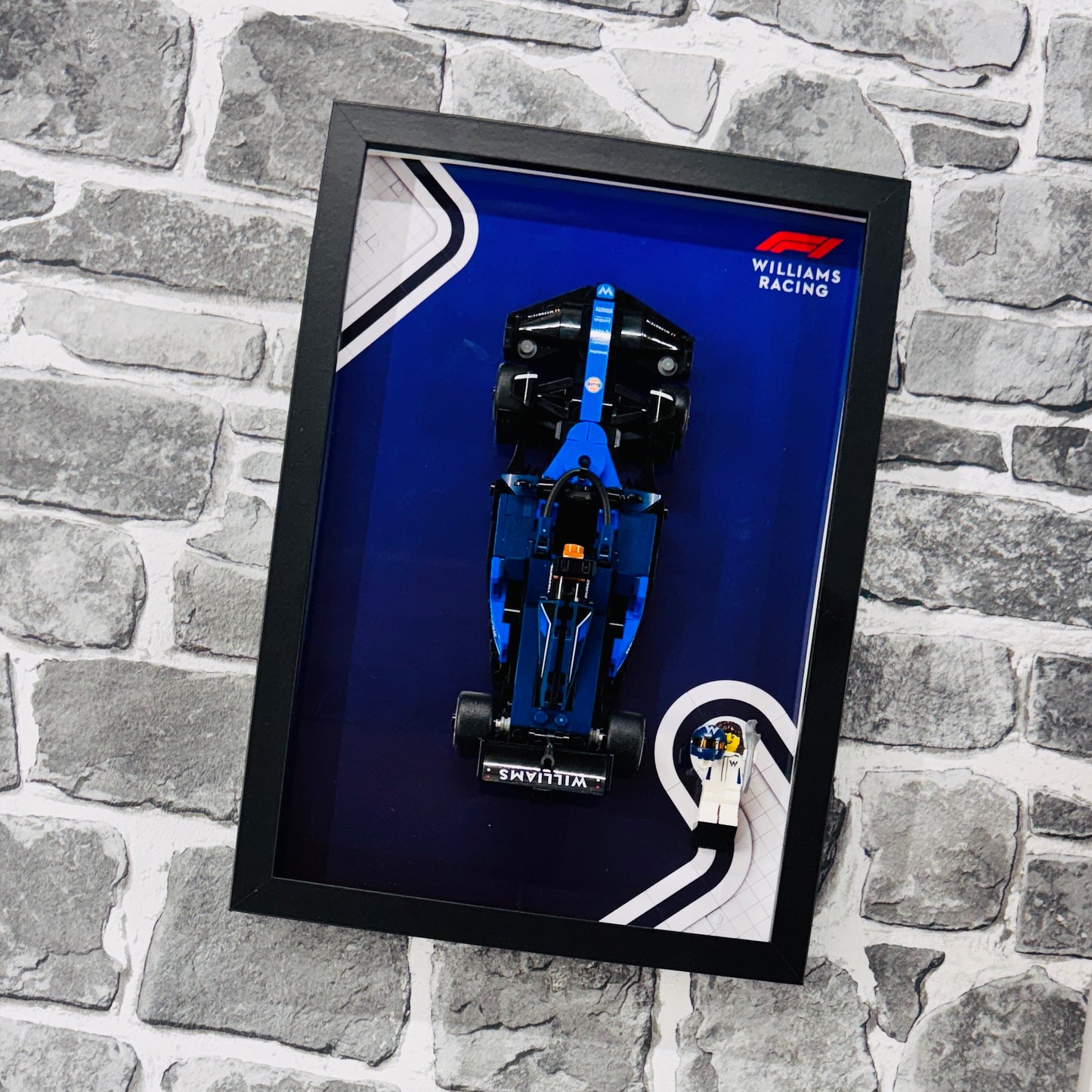 Display Frame for Lego ® Speed Champions Williams Racing FW46 Formula one 1 787249