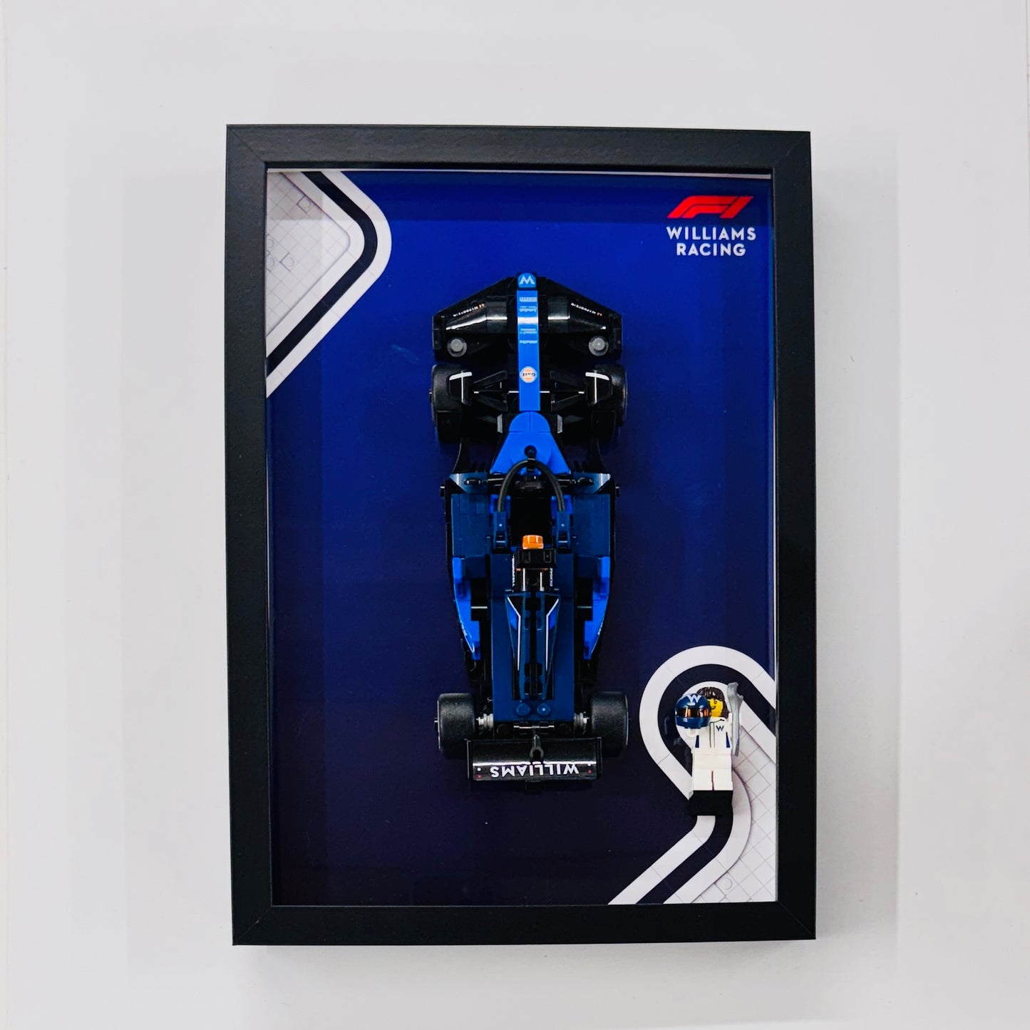 Display Frame for Lego ® Speed Champions Williams Racing FW46 Formula one 1 787249