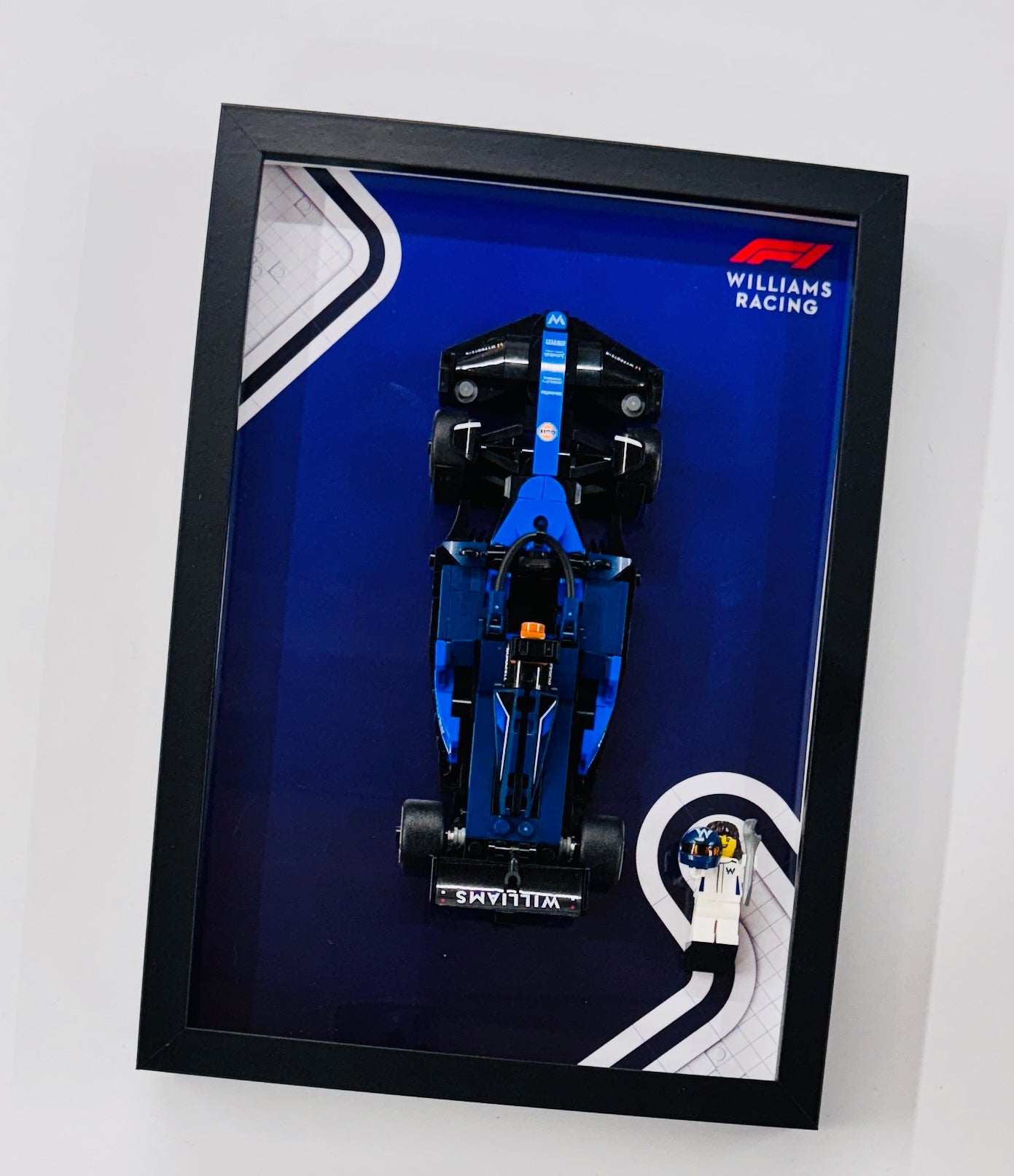 Display Frame for Lego ® Speed Champions Williams Racing FW46 Formula one 1 787249