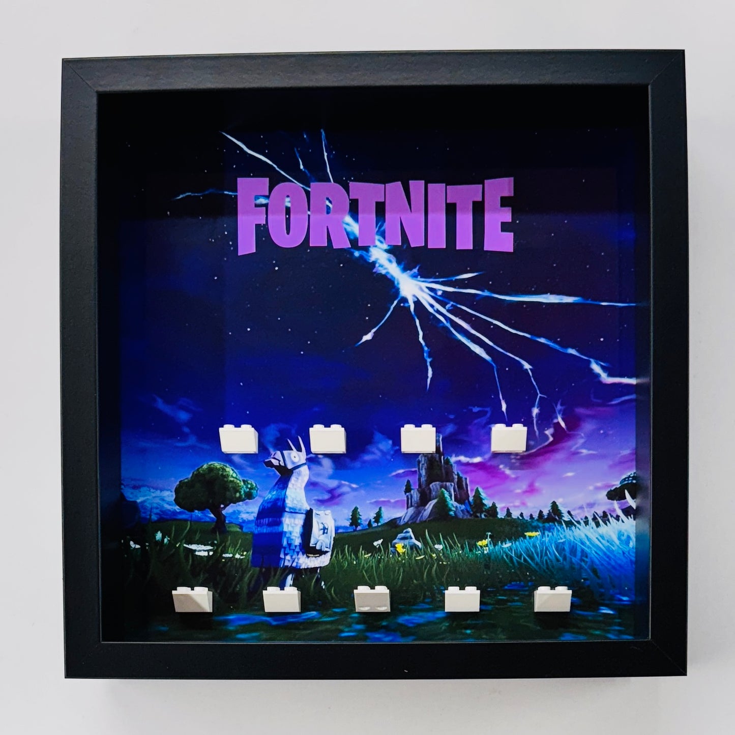 Display Frame Case For Lego Series Fortnite Bus minifigures 77073 v4